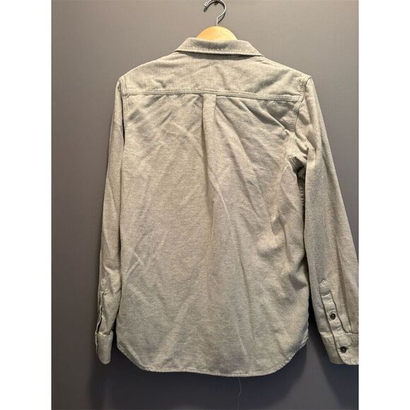 Vans Men's Gray Long Sleeve Button-Up Shirt Size M Casual - Picture 5 of 6